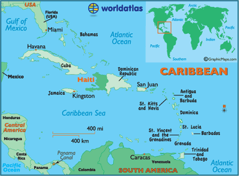 haiti in caribbean