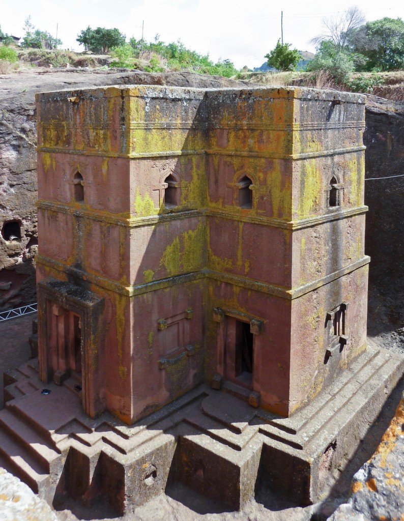 Lalibela and its 12th-13th century rock-cut Christian churches in Ethiopia, Africa