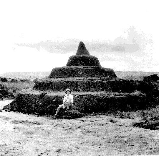 10 Circular Igbo iron-smelting pyramids at Nsude, Enugu State of Nigeria, Africa