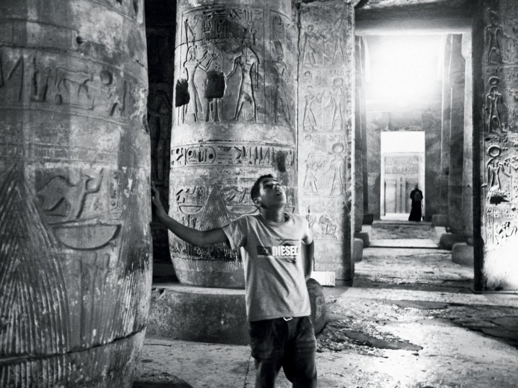 3,000 Year-Old Hieroglyphics in the temple of Seti I in Abydos