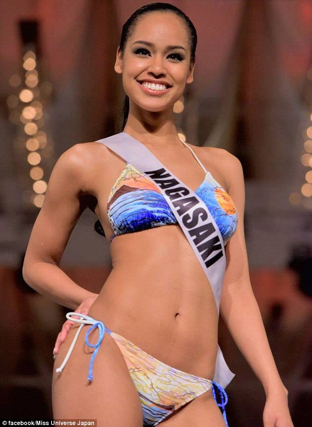 Miss Japan Ariana Miyamoto. 