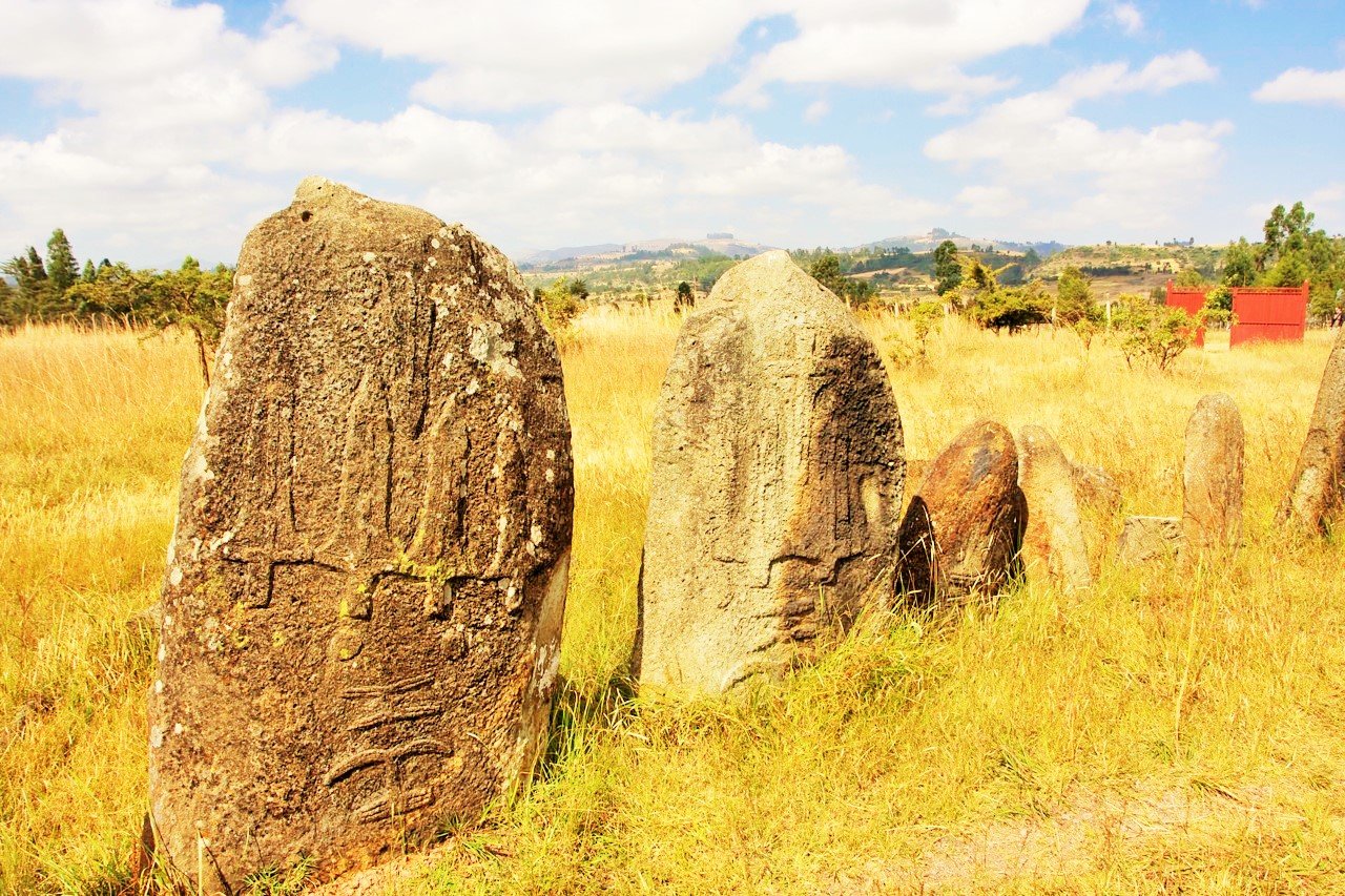 Megalithic Stones of Tiya, Ethiopia, Africa Sola Rey