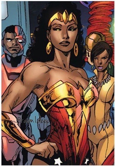 nubia wonder womans black twin sister