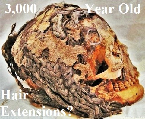 3000 year old hair extension mummy 100