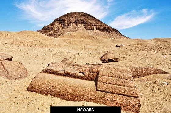 pyramid at hawara egypt