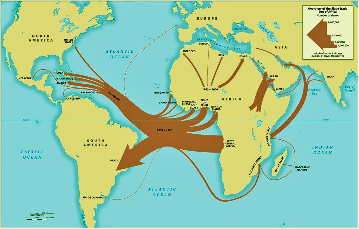 African descendants map