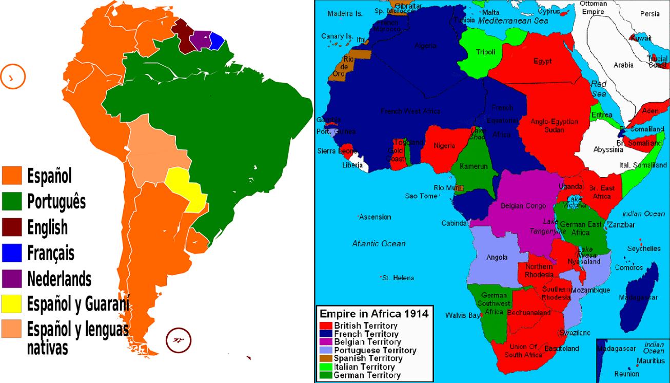 South America and African languages