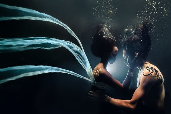 Mermaid and Warrior Underwater shoot by ilse moore and fuaad abdool Models: Bianca Koyaba and Fuaad Stylist and creative director: Fuaad Abdool
