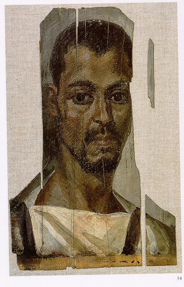 Fayum portrait of a man