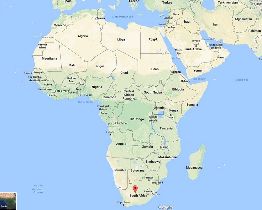 south-africa-world-map-on-google