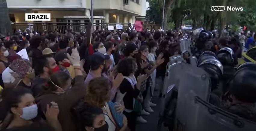 Protest in South America